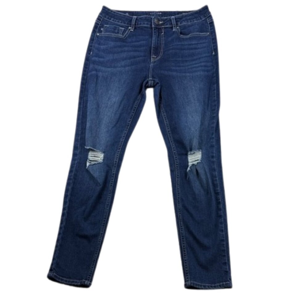 Vigoss High-Rise Skinny Jeans Ace Distressed Size 28